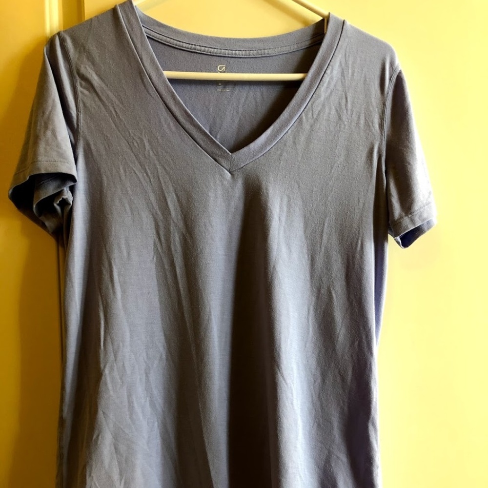 Periwinkle Gap Fit Short Sleeve Workout Top